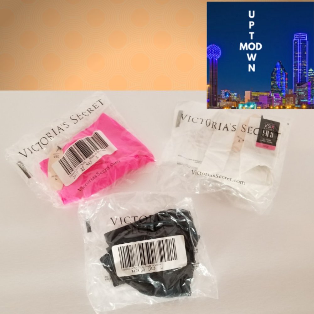 Victoria Secret Thongs 2 are No Show Sports Thongs and 1 is Lace L